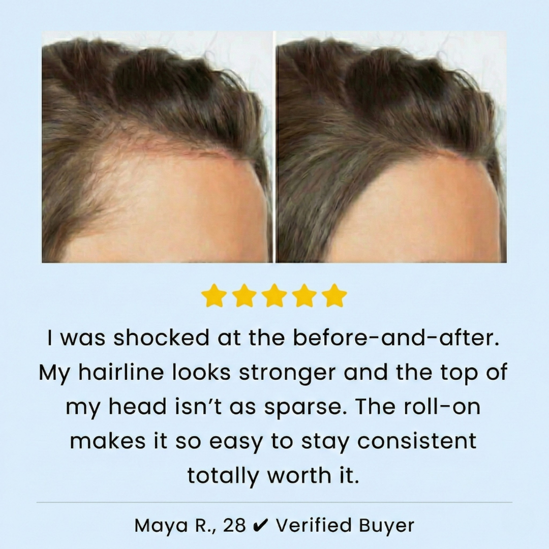 Revolutionary Roll-on Hair Growth Serum
